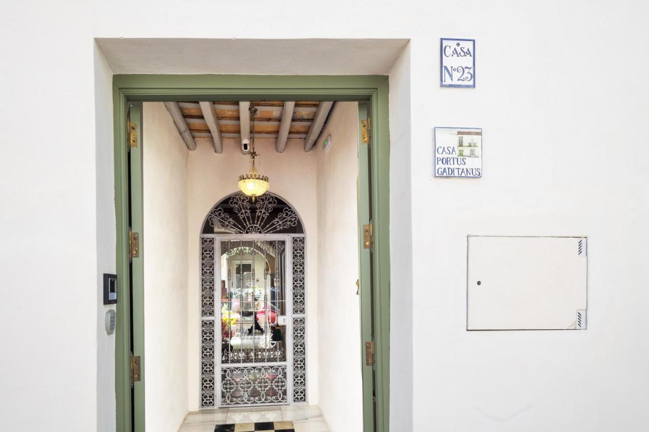 Casa Portus Gaditanus S XVIII Patio Andaluz El Puerto de Santa María Chambre photo