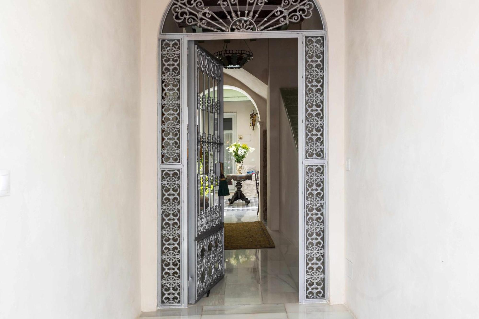 Casa Portus Gaditanus S XVIII Patio Andaluz El Puerto de Santa María Chambre photo