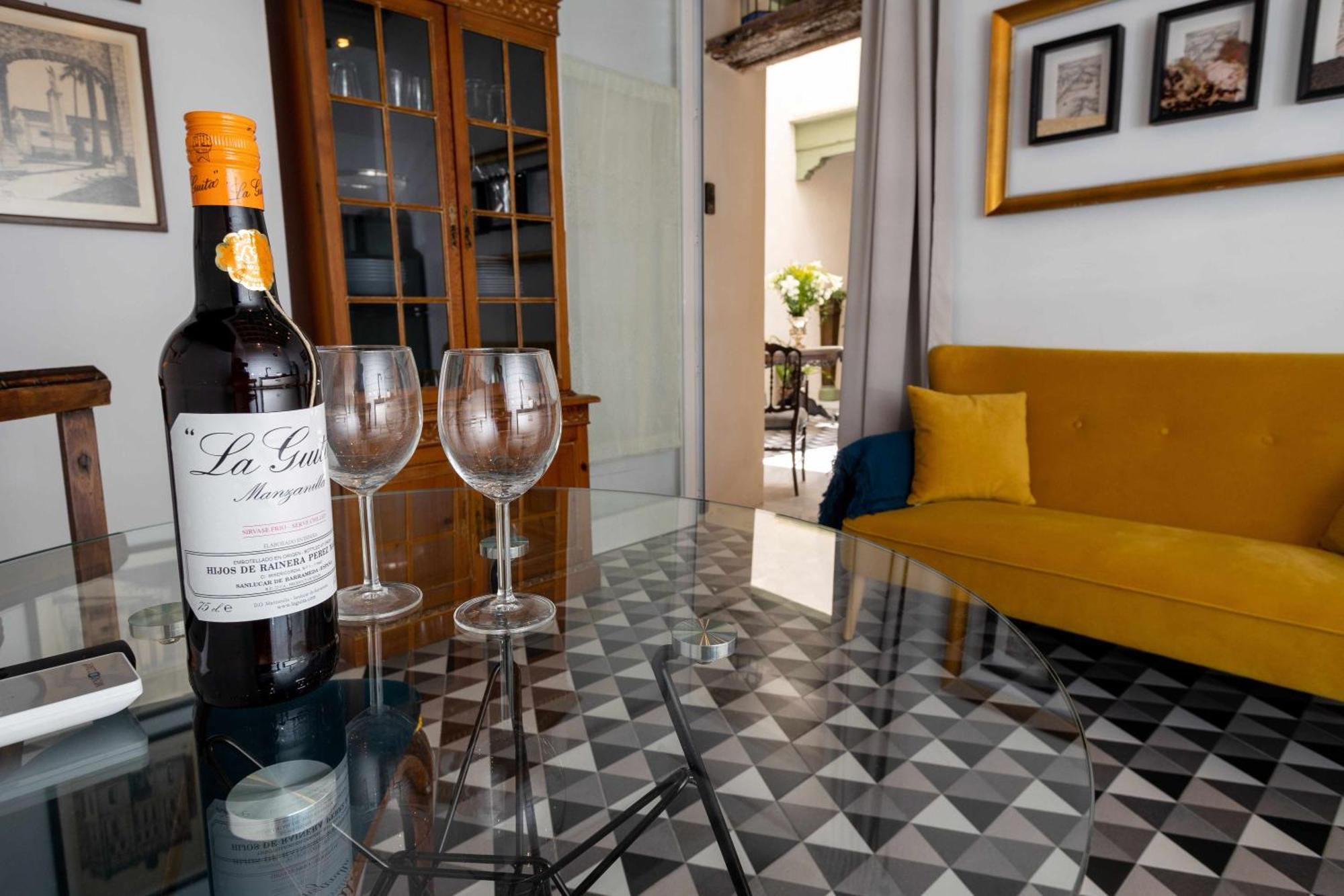 Casa Portus Gaditanus S XVIII Patio Andaluz El Puerto de Santa María Chambre photo