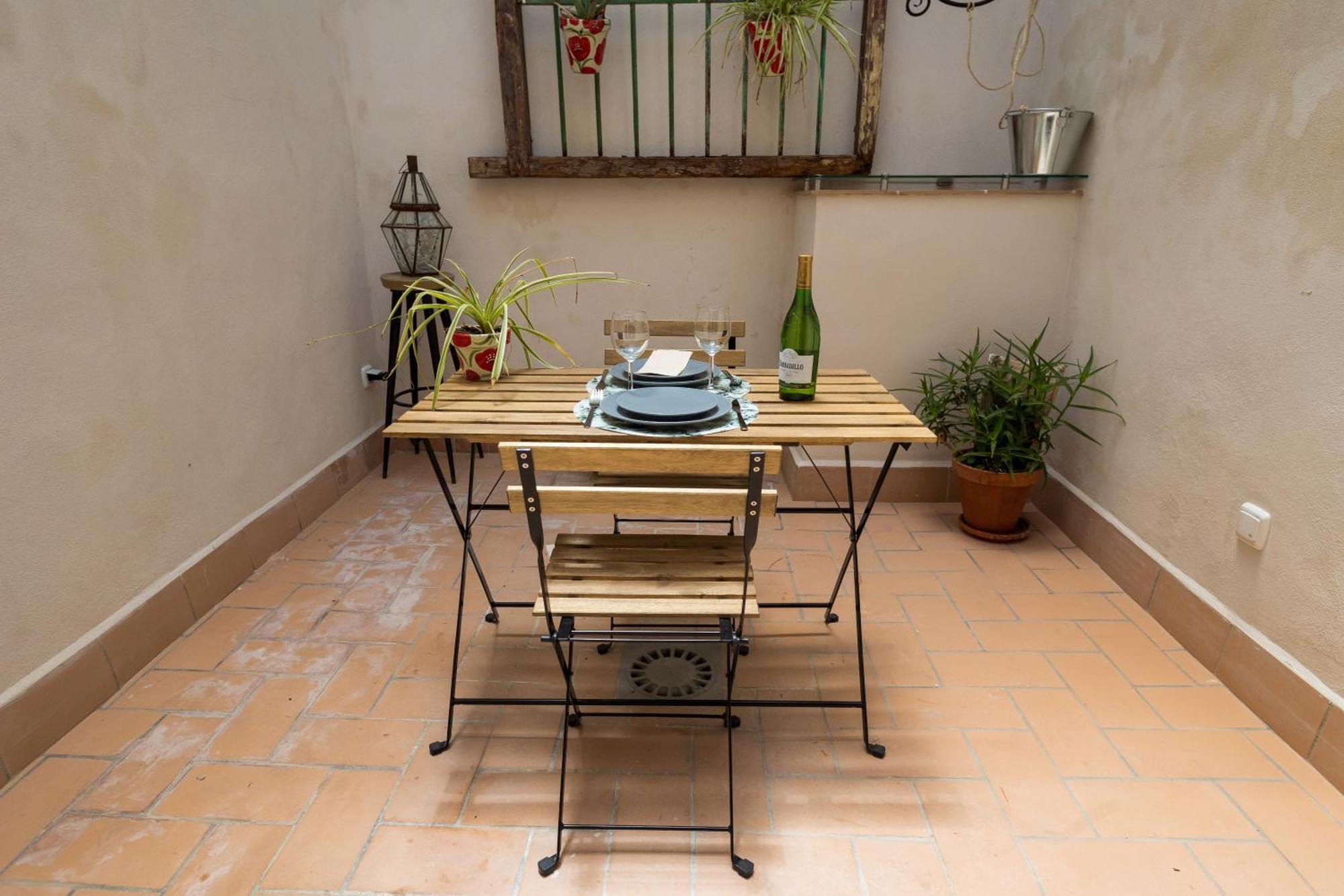 Casa Portus Gaditanus S XVIII Patio Andaluz El Puerto de Santa María Chambre photo
